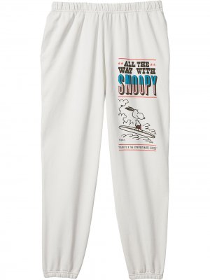 Спортивные брюки Gym Pant из коллаборации с Peanuts Marc Jacobs. Цвет: белый