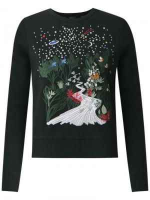 Embroidered sweatshirt Talie Nk. Цвет: чёрный