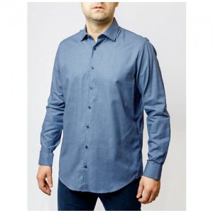Мужская рубашка длинный рукав Pierre Cardin 05901/000/27620/9041 (05901/000/27620/9041 Размер 46). Цвет: синий