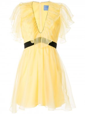 Платье Sandpiper с оборками Macgraw. Цвет: желтый