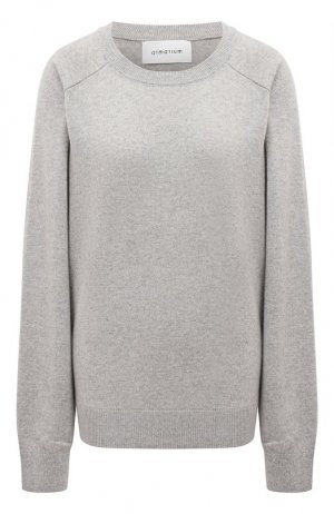 Кашемировый пуловер Armarium. Цвет: серый