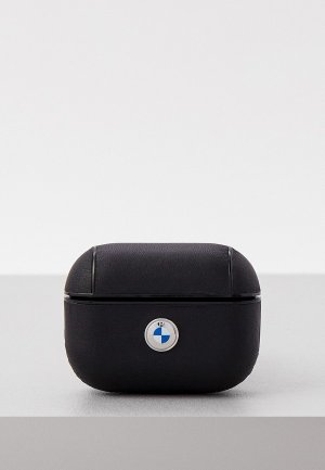 Чехол для наушников BMW Airpods Pro. Цвет: черный