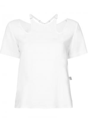 Tank neck T-shirt A.L.C.. Цвет: белый