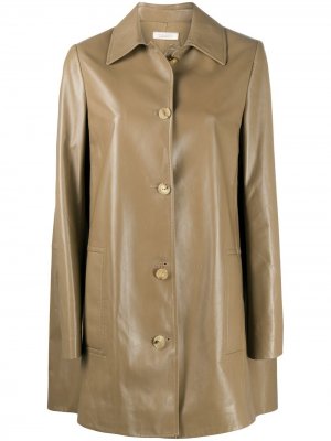 Однобортная куртка Nina Ricci. Цвет: коричневый