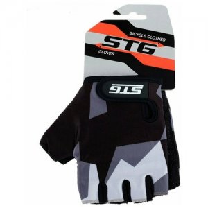 Велосипедные перчатки 820 р. M (серо-черный) Х87904-М STG. Цвет: черный/серый
