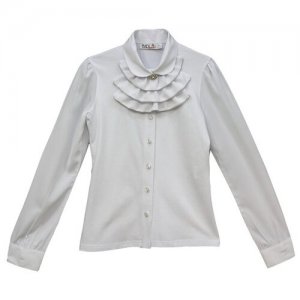Школьная блуза , размер 164, белый BADI JUNIOR. Цвет: белый