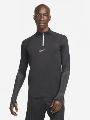 Джемпер футбольный мужской Dri-FIT Strike, Черный Nike. Цвет: черный