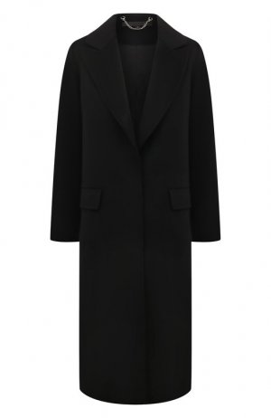 Шерстяное пальто Tegin. Цвет: чёрный