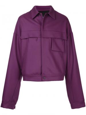 Легкая куртка свободного кроя Berthold. Цвет: розовый и фиолетовый