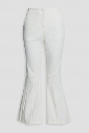 Расклешенные брюки из твила с потертостями и складками , белый By Any Other Name