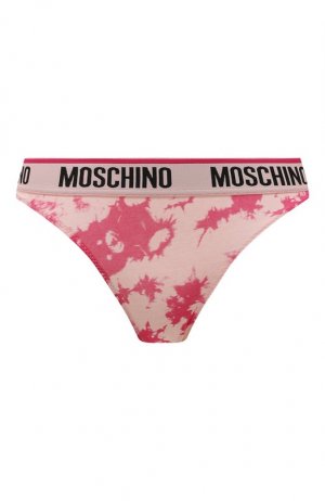 Трусы-стринги Moschino. Цвет: розовый