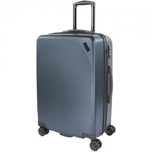 Умный чемодан , 64.9 л, размер M, синий Bugatti. Цвет: синий