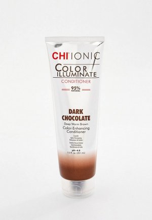 Кондиционер для волос Chi оттеночный COLOR ILLUMINATE, Темный шоколад, 251 мл. Цвет: коричневый