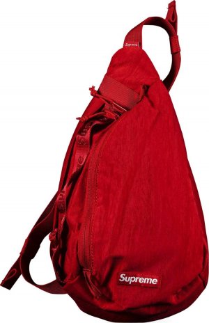 Сумка Sling Bag Dark Red, красный Supreme