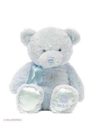 Игрушка мягкая (My First Teddy Large Blue, 45,5 см). Gund. Цвет: голубой