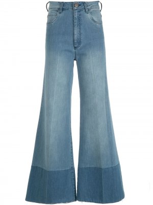 Расклешенные джинсы с завышенной талией Andrea Bogosian. Цвет: синий