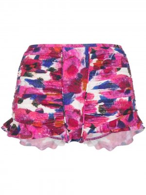 Пляжные шорты с цветочным принтом Isabel Marant. Цвет: розовый