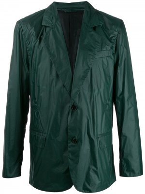 Однобортный пиджак Jace Ny Rip Acne Studios. Цвет: зеленый