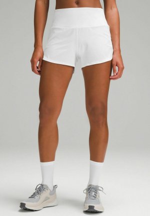 Спортивные шорты SPEED UP HIGH-RISE LINED 10CM lululemon, цвет white Lululemon