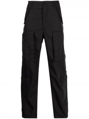 Прямые брюки Aircrew Engineered Garments. Цвет: черный