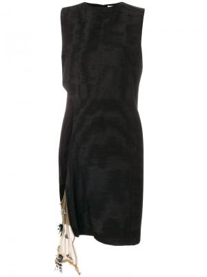Платье шифт с боковой отделкой Toga. Цвет: чёрный