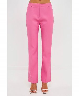 Женские длинные брюки с низкой посадкой endless rose, розовый Rose