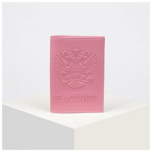 Обложка для паспорта Сима-ленд, розовый, фиолетовый Mikimarket. Цвет: розовый
