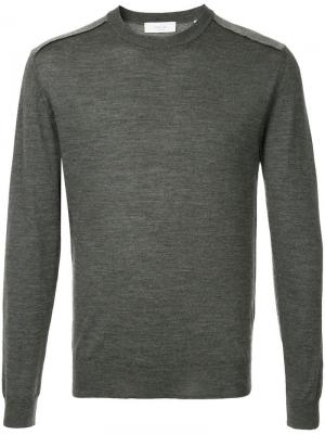 Long-sleeve fitted sweater Cerruti 1881. Цвет: серый