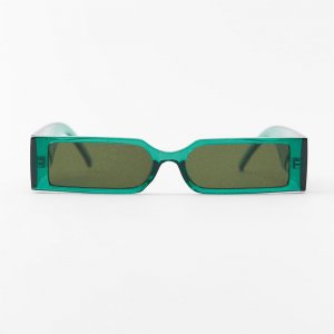 Солнцезащитные очки Zara Straight With Frame, зеленый