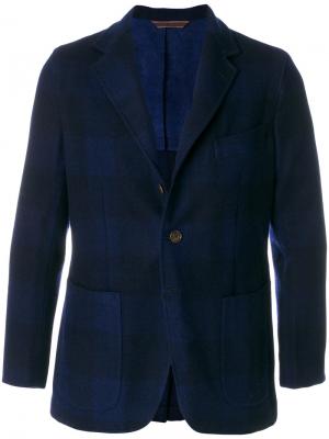 Классический пиджак Fortela. Цвет: синий