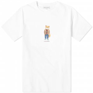 Футболка Maison Kitsune Dressed Fox Regular, белый Kitsuné