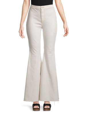 Расклешенные джинсы с эффектом потертости Ivory Free People