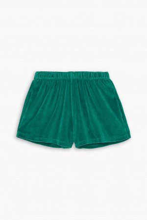 Велюровые шорты из смесового хлопка , зеленый Suzie Kondi