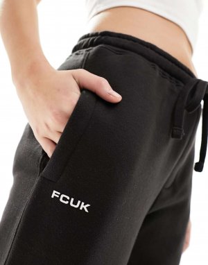 Черные спортивные брюки FCUK French Connection