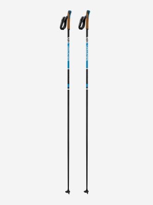 Палки для беговых лыж S/Race Carbon Click, Синий Salomon. Цвет: синий