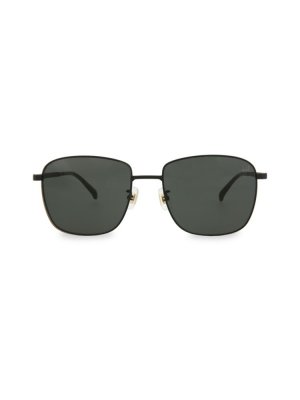 Квадратные солнцезащитные очки 58MM , цвет Black Gold Dunhill