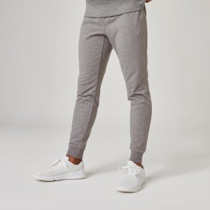 Облегающие спортивные брюки для фитнеса Decathlon 500 , серый Domyos