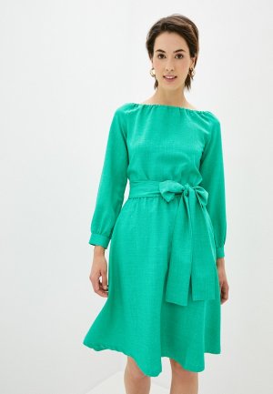 Платье Maurini. Цвет: зеленый