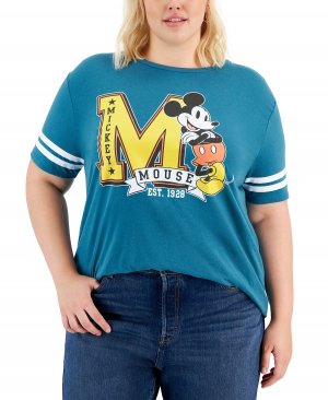 Модная футболка большого размера с рисунком Микки Мауса Disney