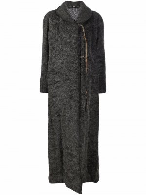 Однобортное пальто 1990-х годов Gianfranco Ferré Pre-Owned. Цвет: серый