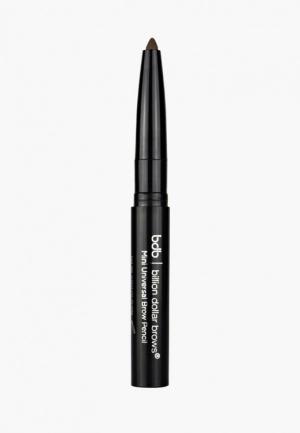 Карандаш для бровей Billion Dollar Brows мини Mini Universal Pencil 0,20 г. Цвет: коричневый