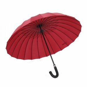 Зонт-трость , бордовый Mabu. Цвет: бордовый