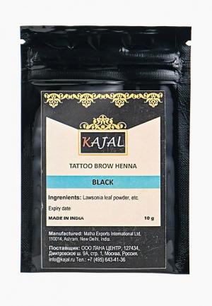 Тени для бровей Kajal с эффектом татуажа, черные, 10 г. Цвет: черный