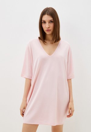 Пуловер Rinascimento CURVY. Цвет: розовый
