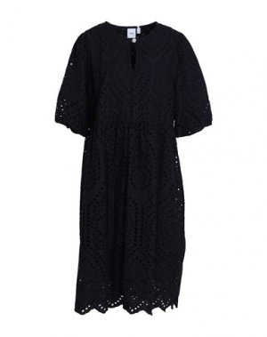 Платье миди MAISON ESPIN. Цвет: черный