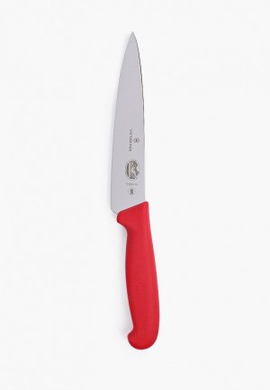 Нож кухонный Victorinox Fibrox, 34 см. Цвет: красный