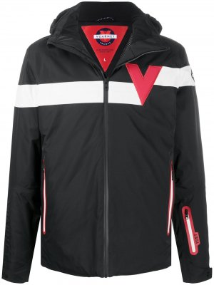 Лыжная куртка Alberich с капюшоном Vuarnet. Цвет: черный
