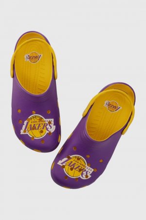 Классические шлёпанцы NBA Los Angeles Lakers , фиолетовый Crocs