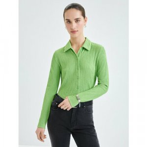 Блуза, размер XL (RU 50)/170, зеленый Zarina. Цвет: зеленый/зеленое яблоко