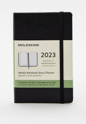 Еженедельник Moleskine Classic, Pocket (9x14см). Цвет: черный